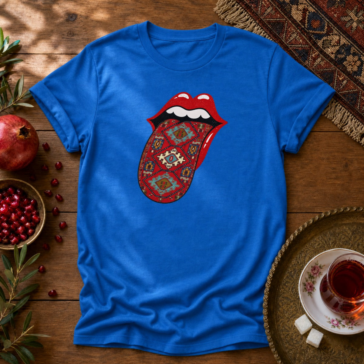 Hot Lips Unisex T-Shirt - Royal