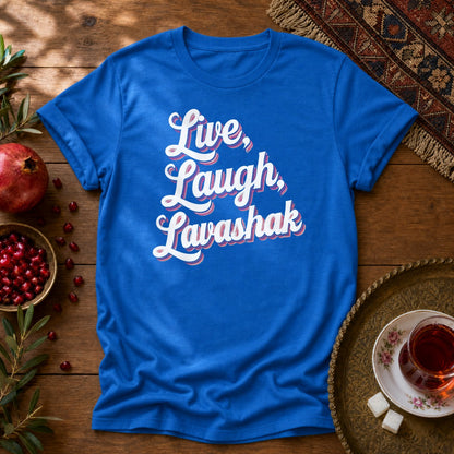 Live, Laugh, Lavashak Unisex T-Shirt - Royal