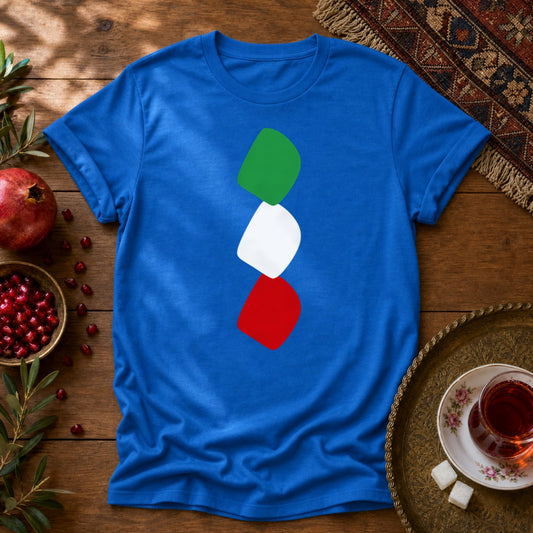3 Noqte Iran Flag Unisex T-Shirt - Royal