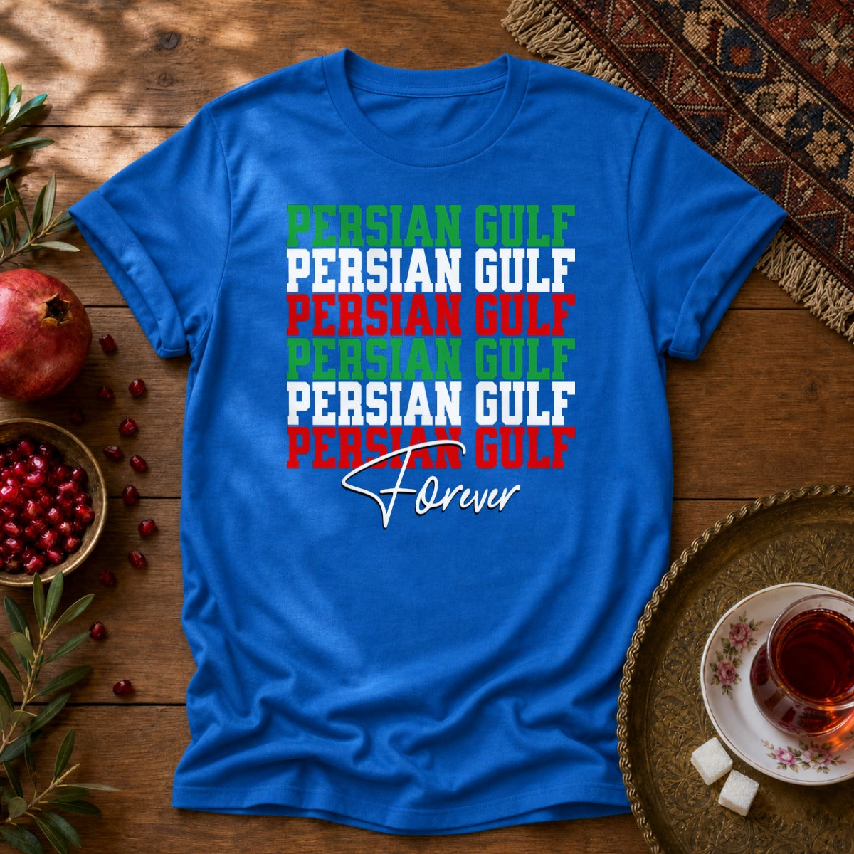 Persian Gulf, Forever  Unisex T-Shirt - Royal