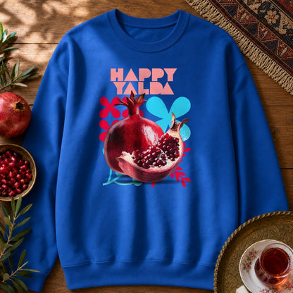 Happy Yalda Sweatshirt - Royal