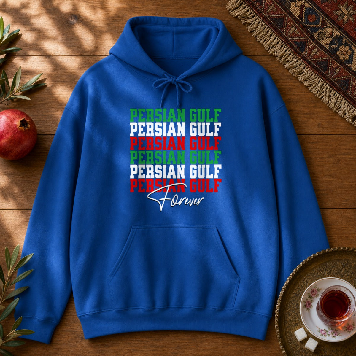 Persian Gulf, Forever Hoodie - Royal
