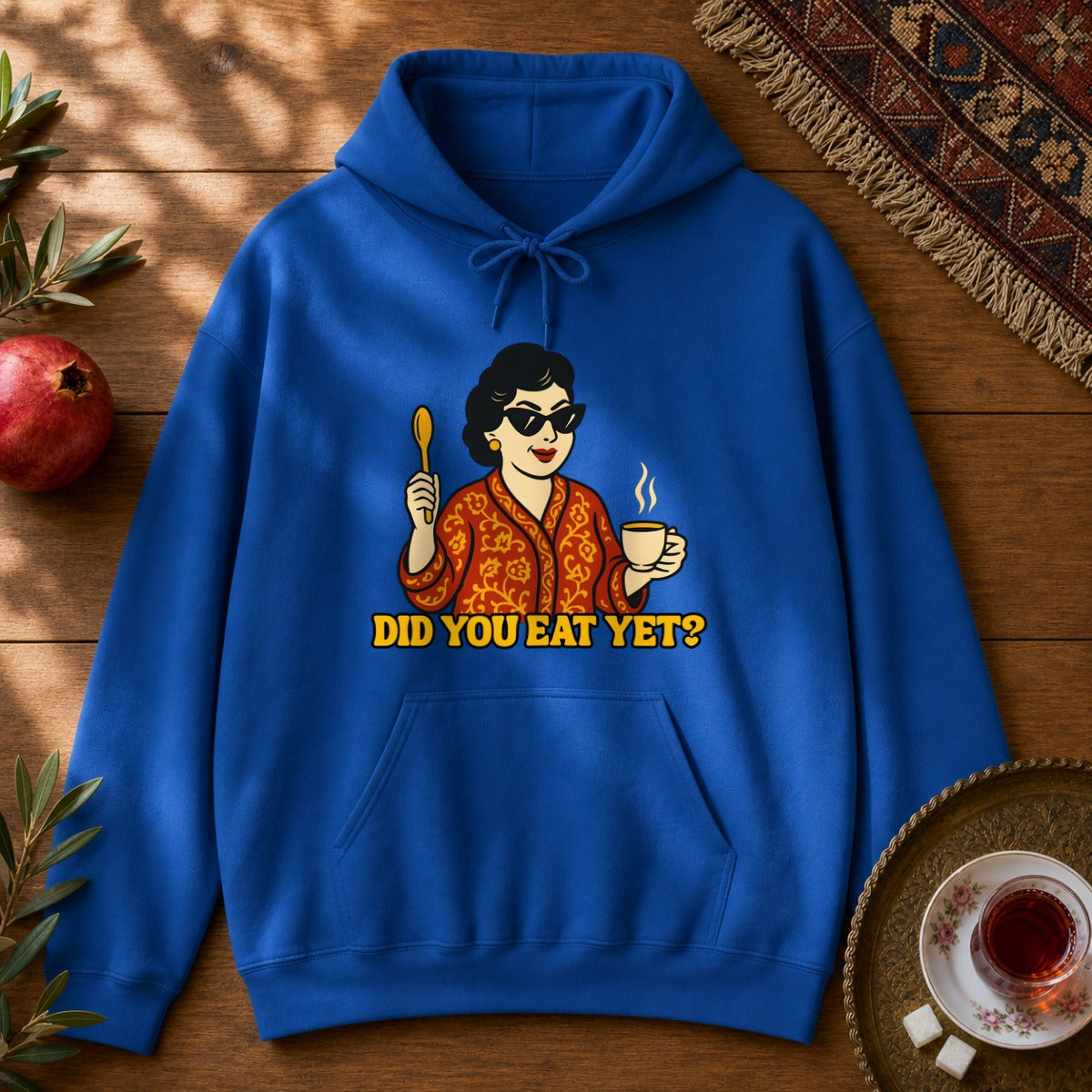 Did you eat yet? 1 Hoodie - Royal