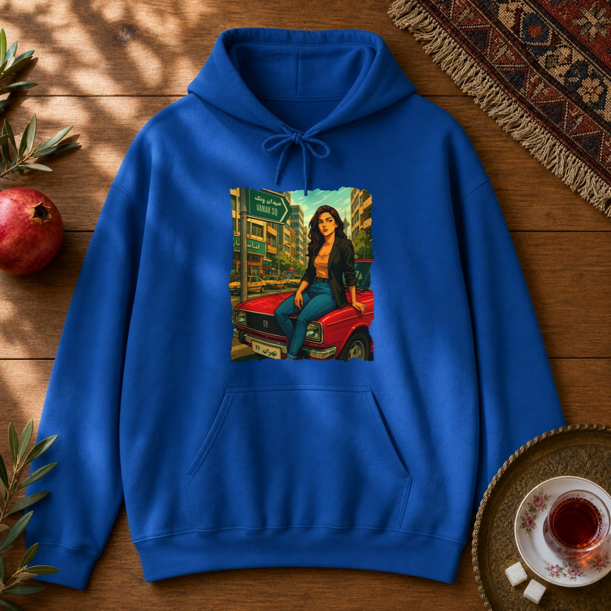 Paykan Girl Hoodie - Royal