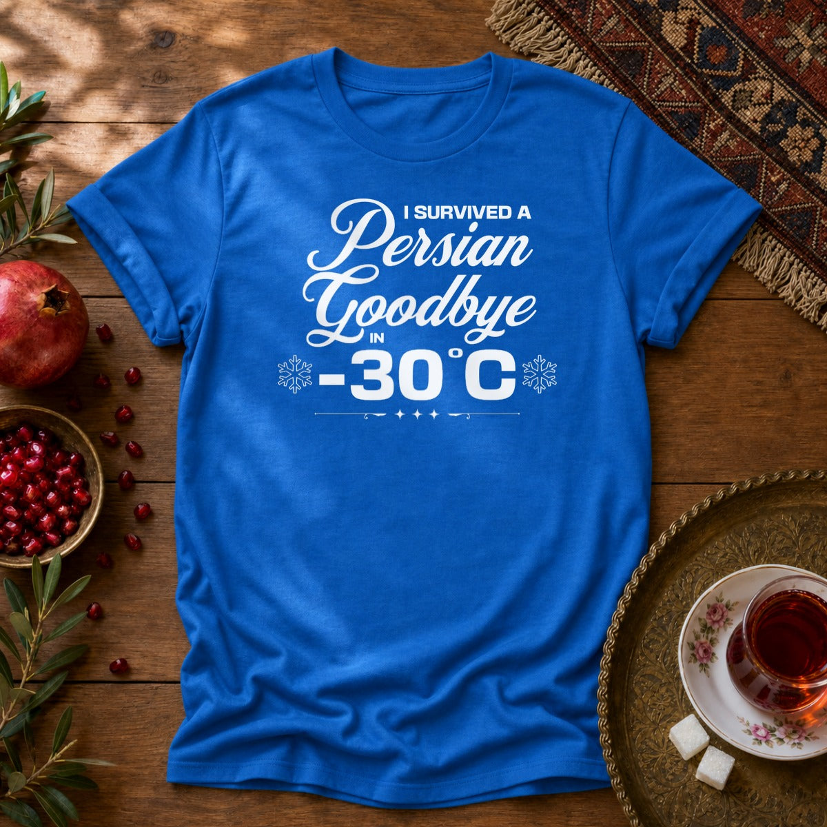 Persian Goodbye Survivor Unisex T-Shirt - Royal