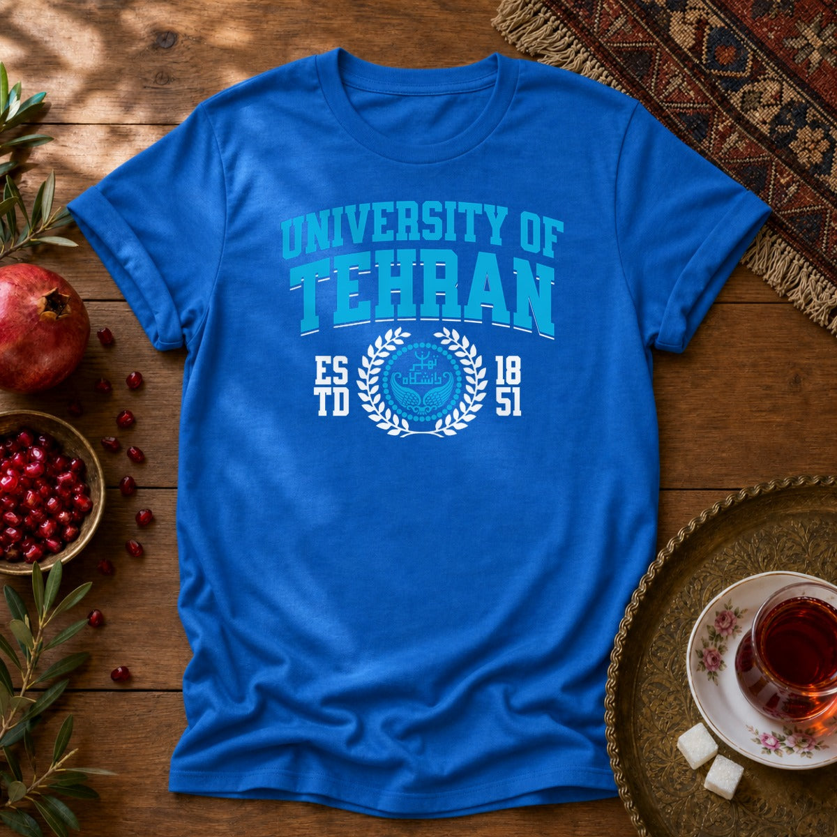 University of Tehran Unisex T-Shirt - Royal