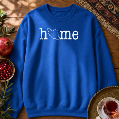 Iran Home Map Sweatshirt - Royal