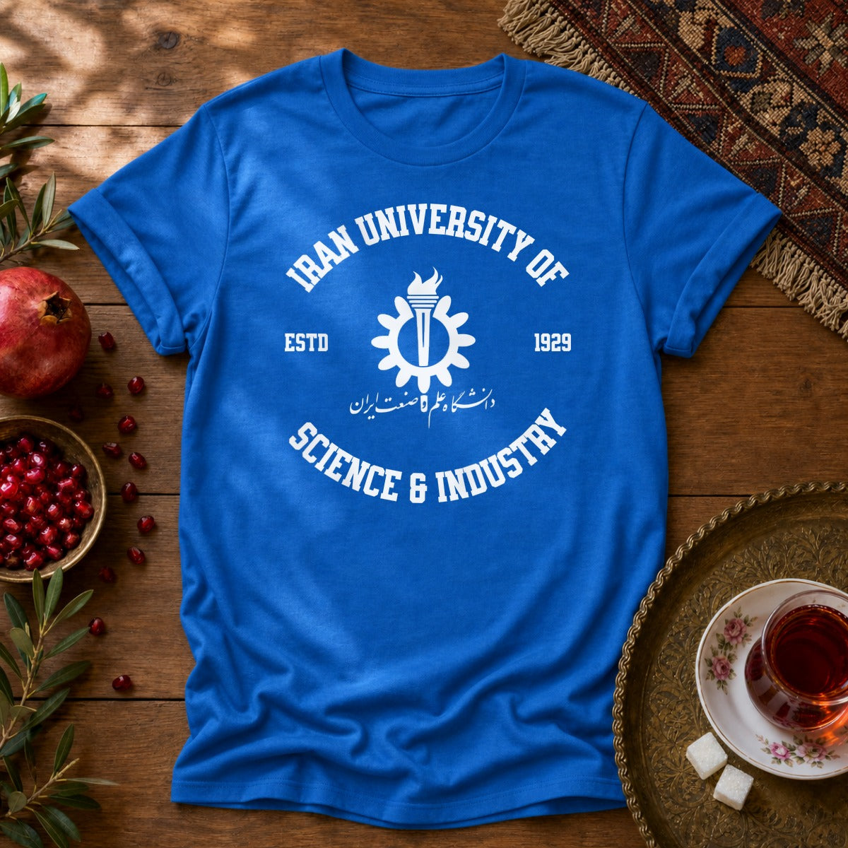 Iran University of Science and Technology Unisex T-Shirt - Royal