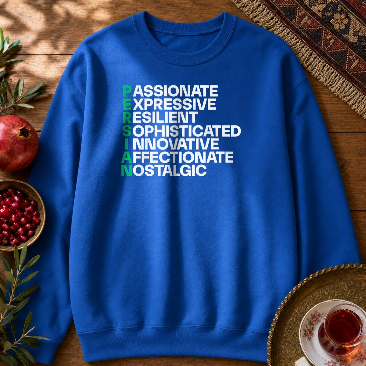 Persian Traits Sweatshirt - Royal