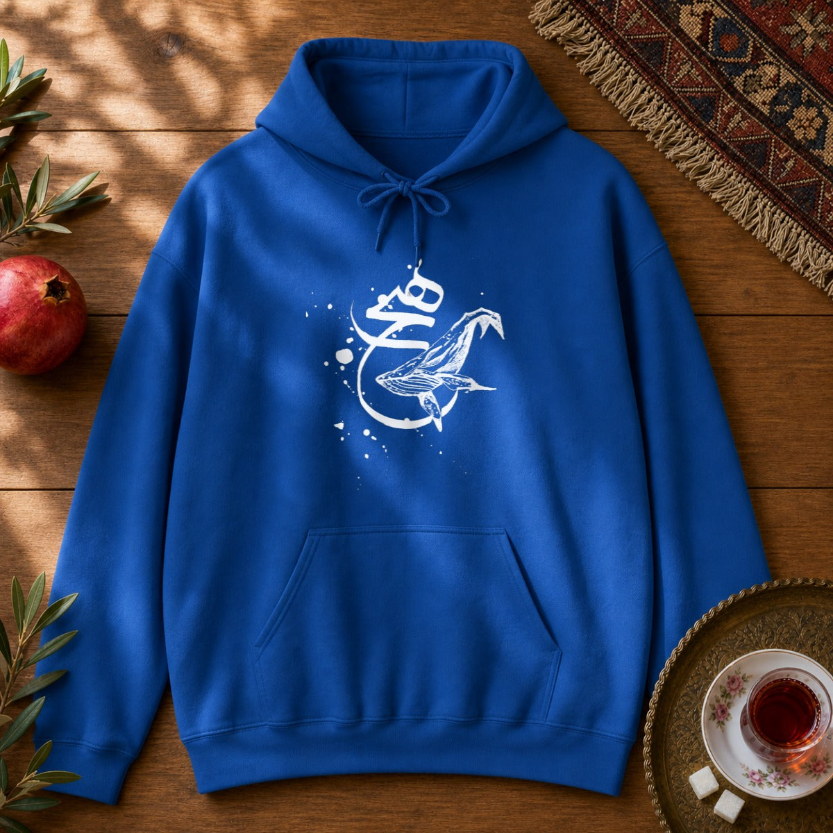 Heech Whale Hoodie - Royal