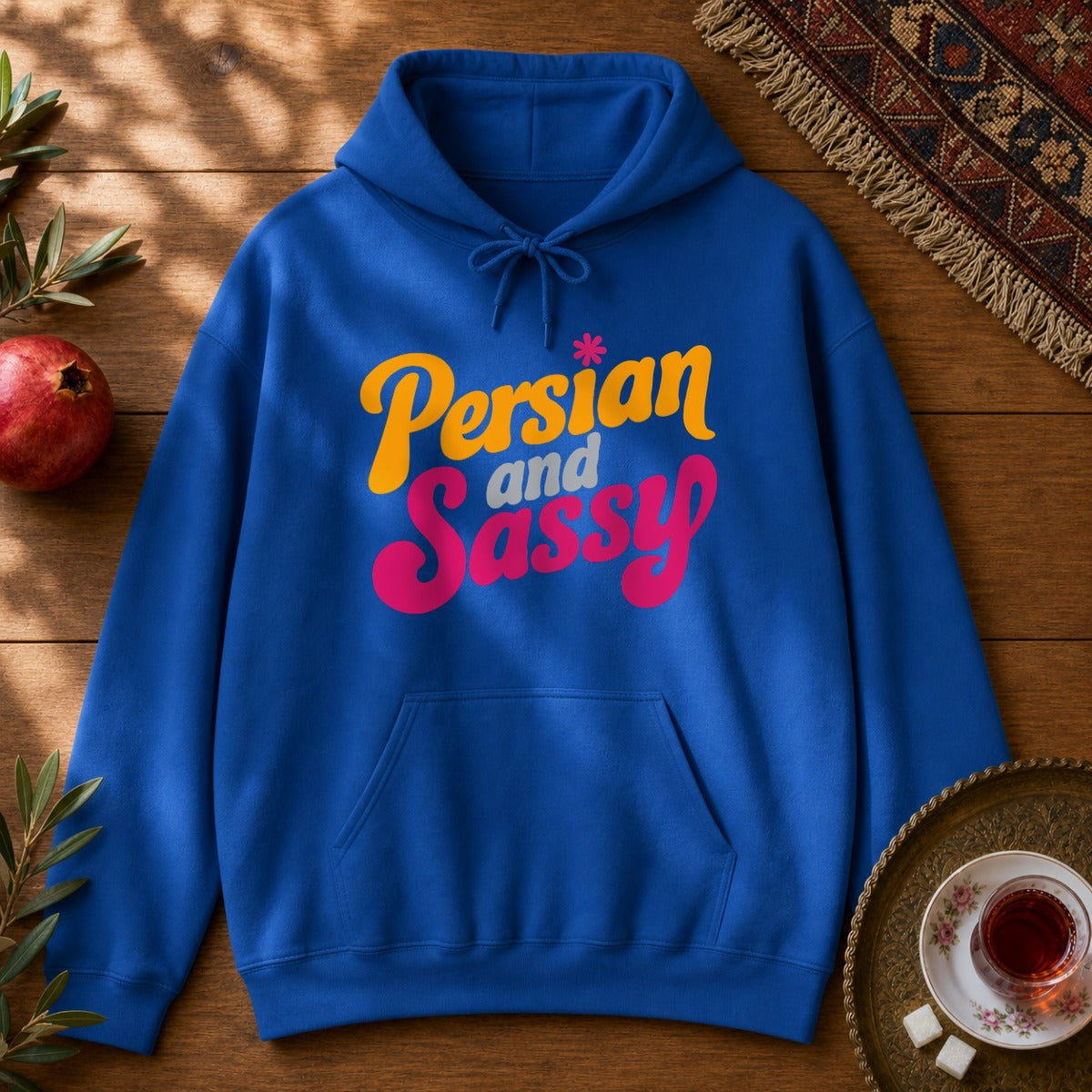 Persian and Sassy Hoodie - Royal