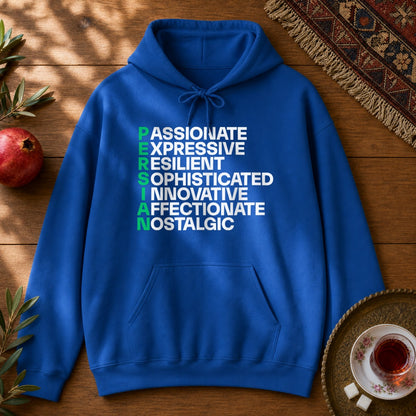 Persian Traits Hoodie - Royal
