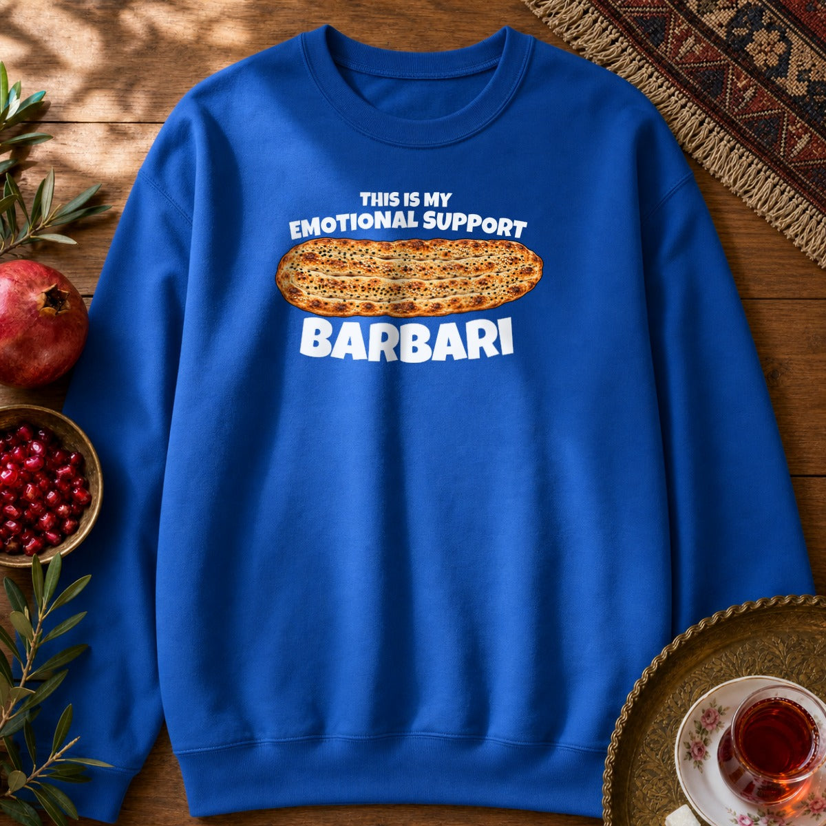 Emotional Support Barbari Sweatshirt - Royal