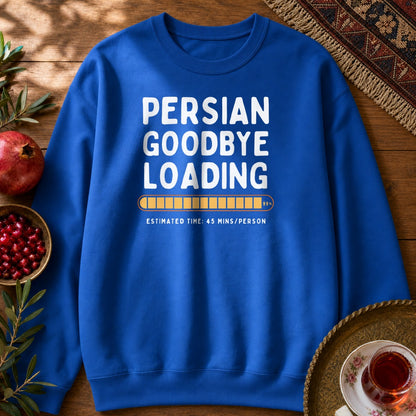 Persian Goodbye Loading Sweatshirt - Royal