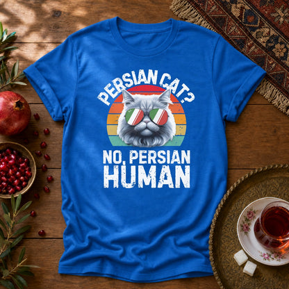 Persian Cat Human Unisex T-Shirt - Royal