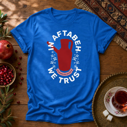 In Aftabeh We Trust Unisex T-Shirt - Royal