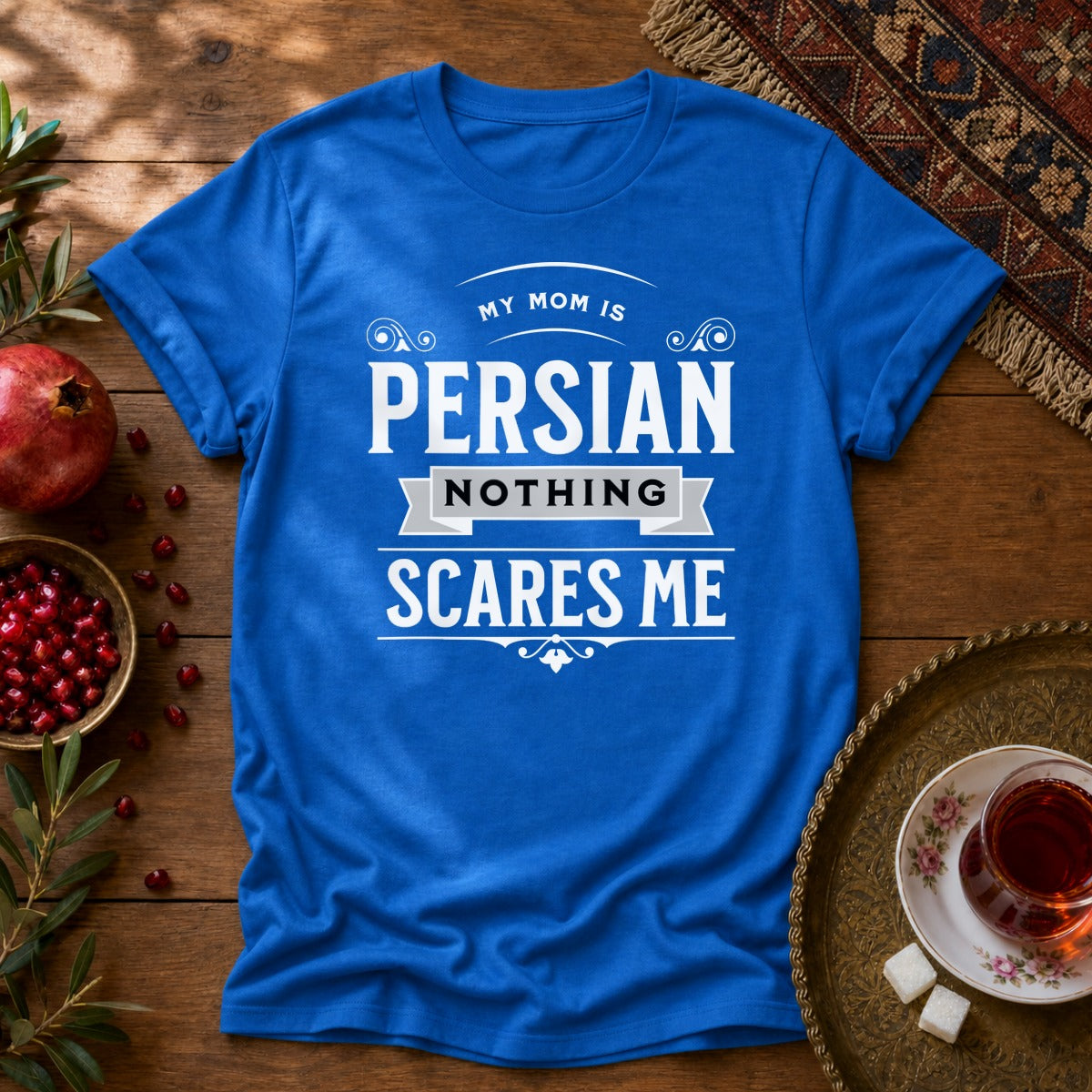 My Mom is Persian Unisex T-Shirt - Royal