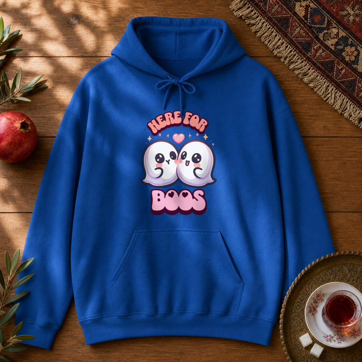 Here for Boos Hoodie - Royal
