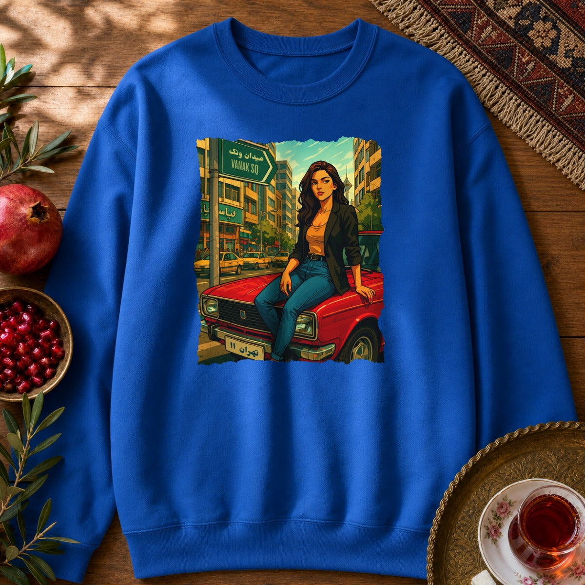 Paykan Girl Sweatshirt - Royal