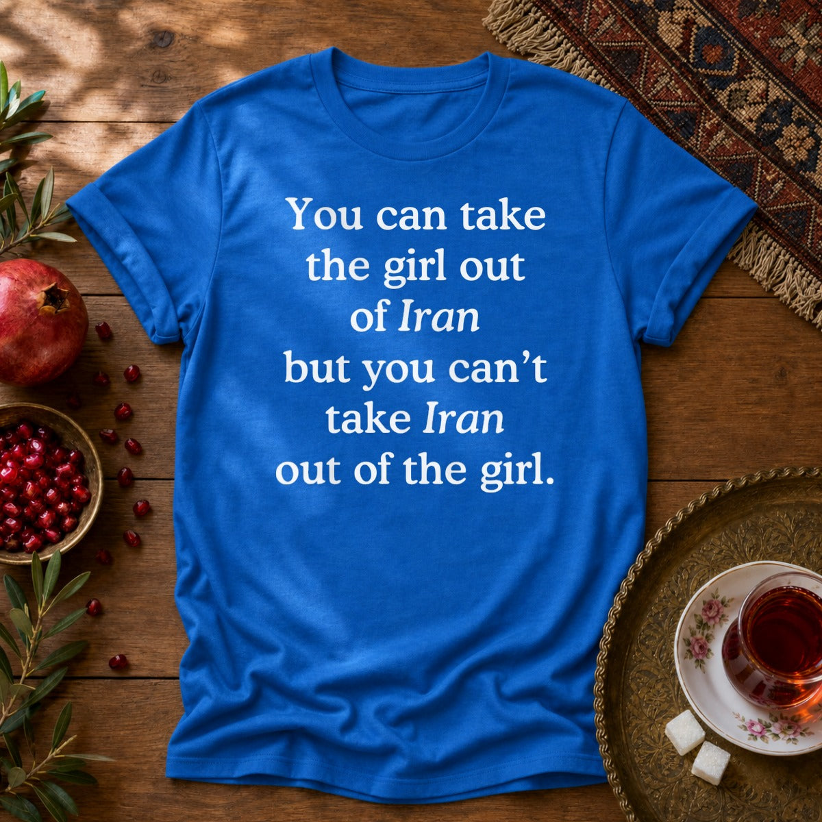 Girl out of Iran Unisex T-Shirt - Royal