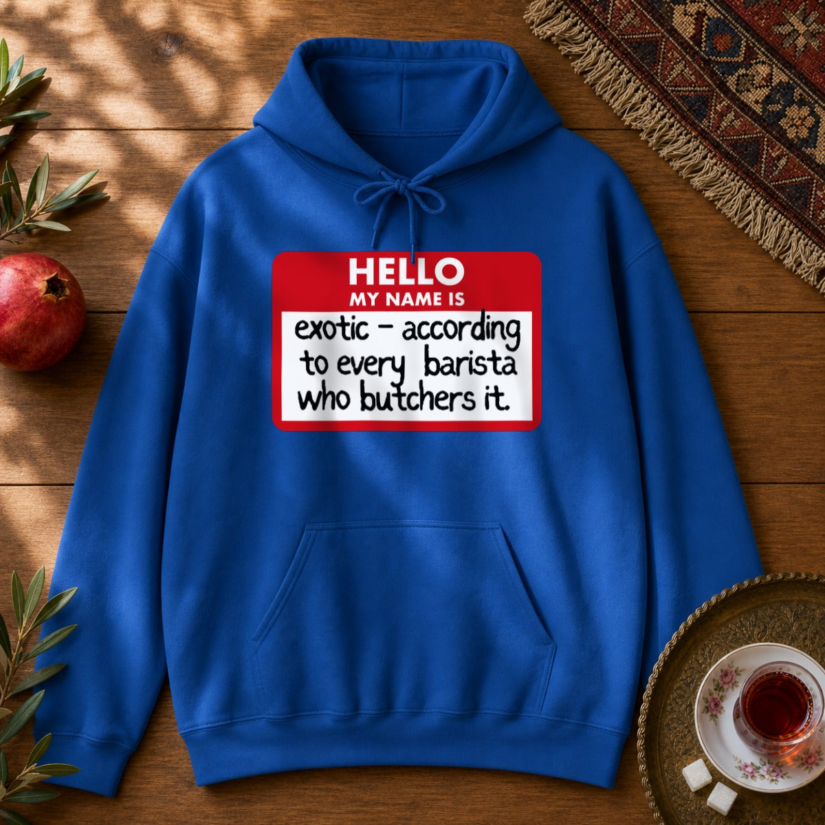 My Name Is Exotic Hoodie - Royal