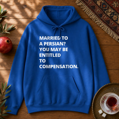 Married to a Persian? Hoodie - Royal