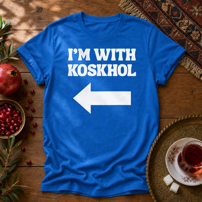 I'm with Koskhol - Right Unisex T-Shirt - Royal