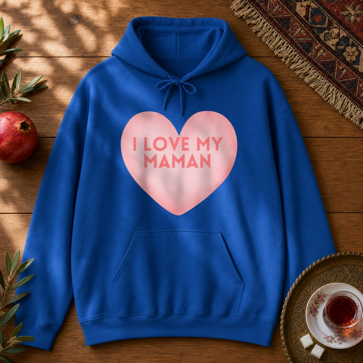 I love my Maman Hoodie - Royal