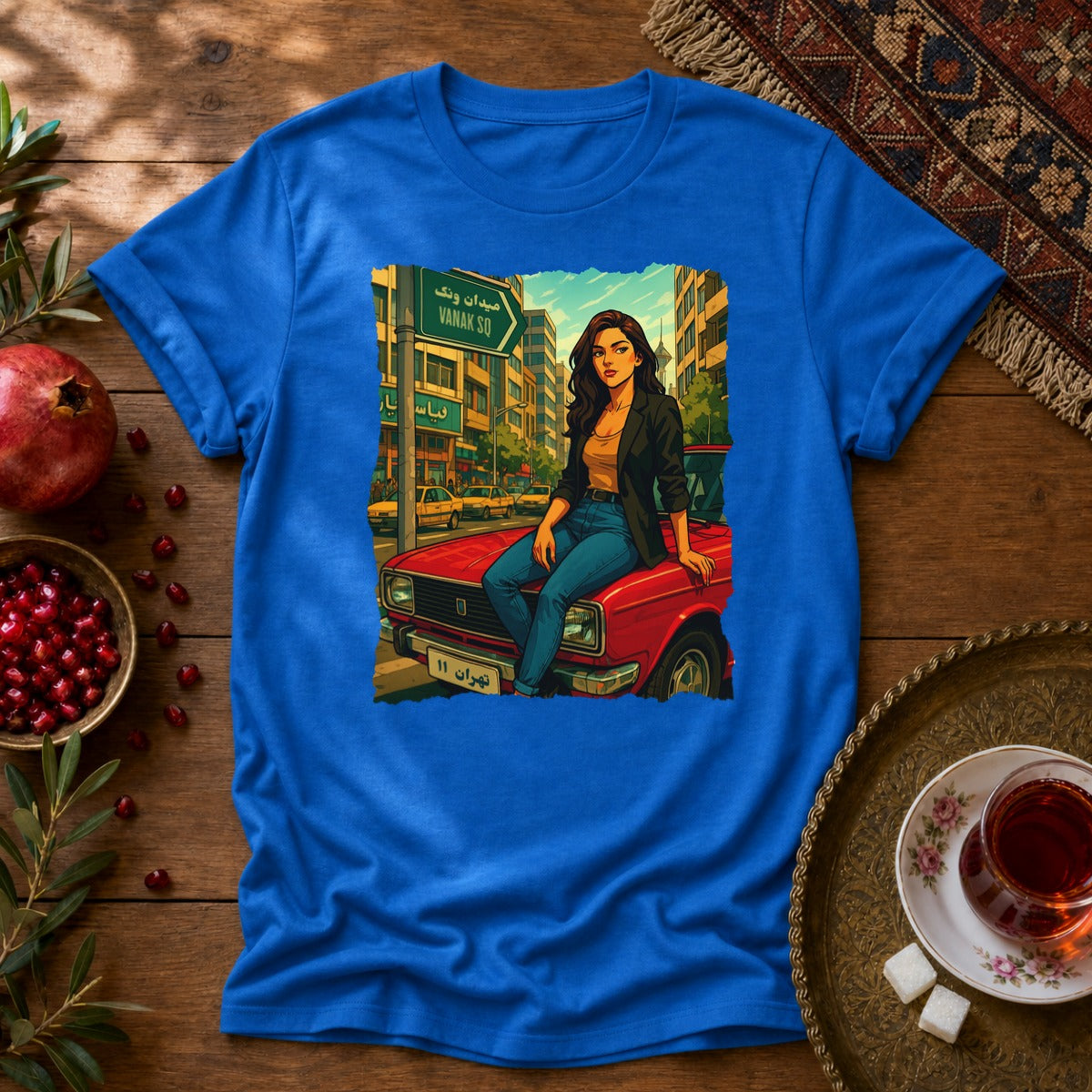 Paykan Girl Unisex T-Shirt - Royal