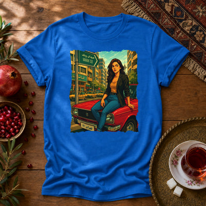 Paykan Girl Unisex T-Shirt - Royal