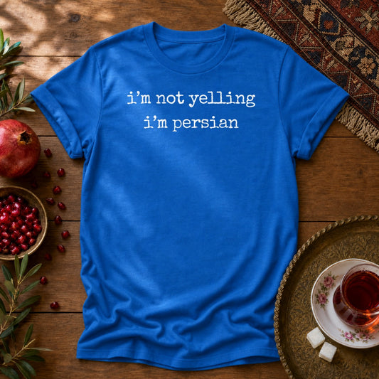 I'm not yelling 2 Unisex T-Shirt - Royal