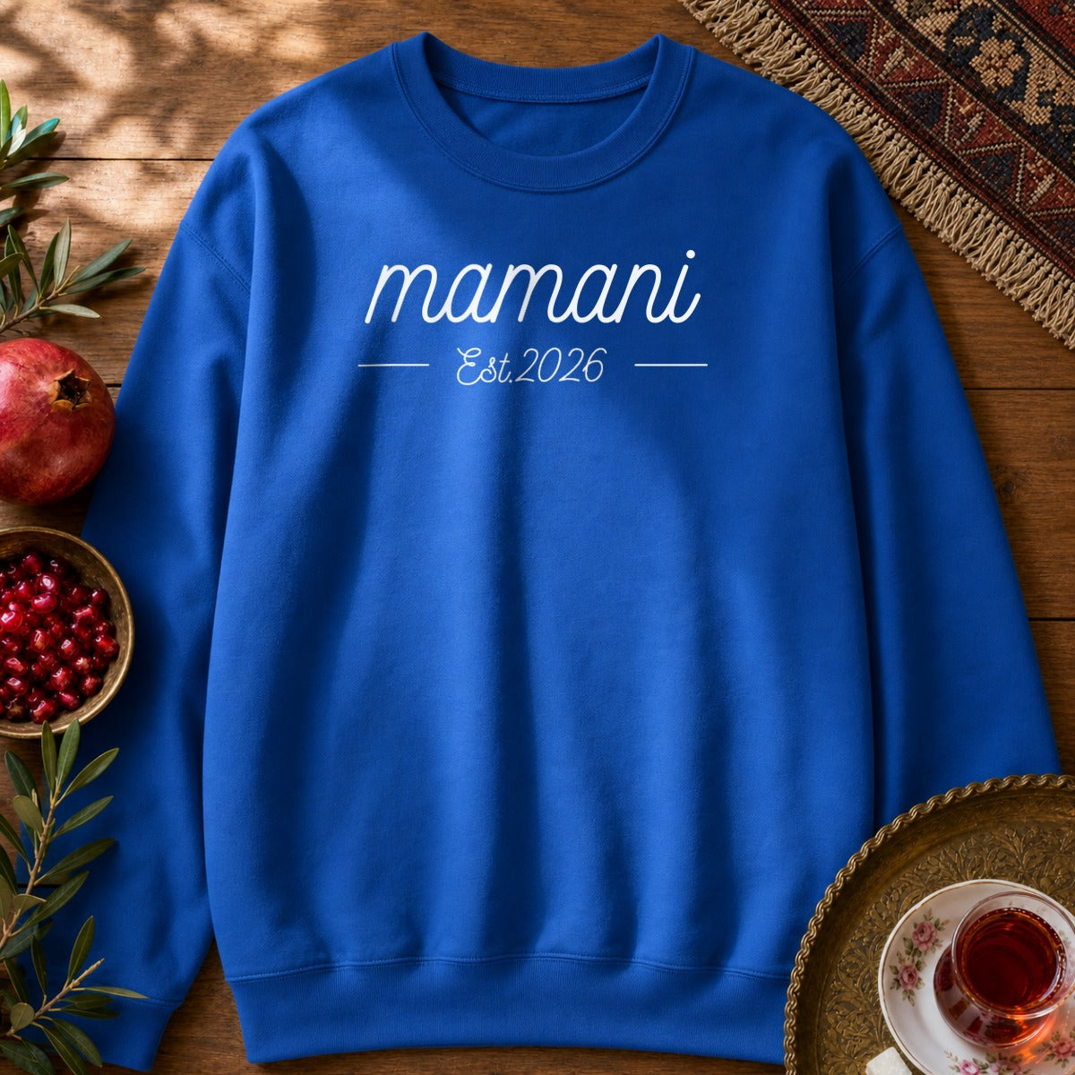 Mamani, Est 2026 Sweatshirt - Royal