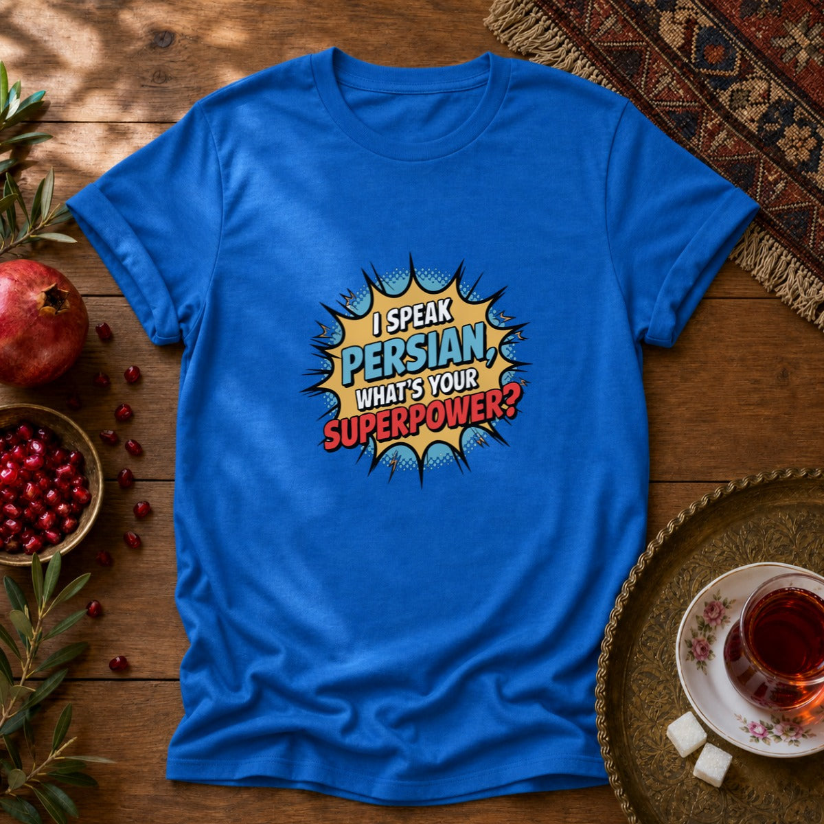 Persian Superpower Unisex T-Shirt - Royal