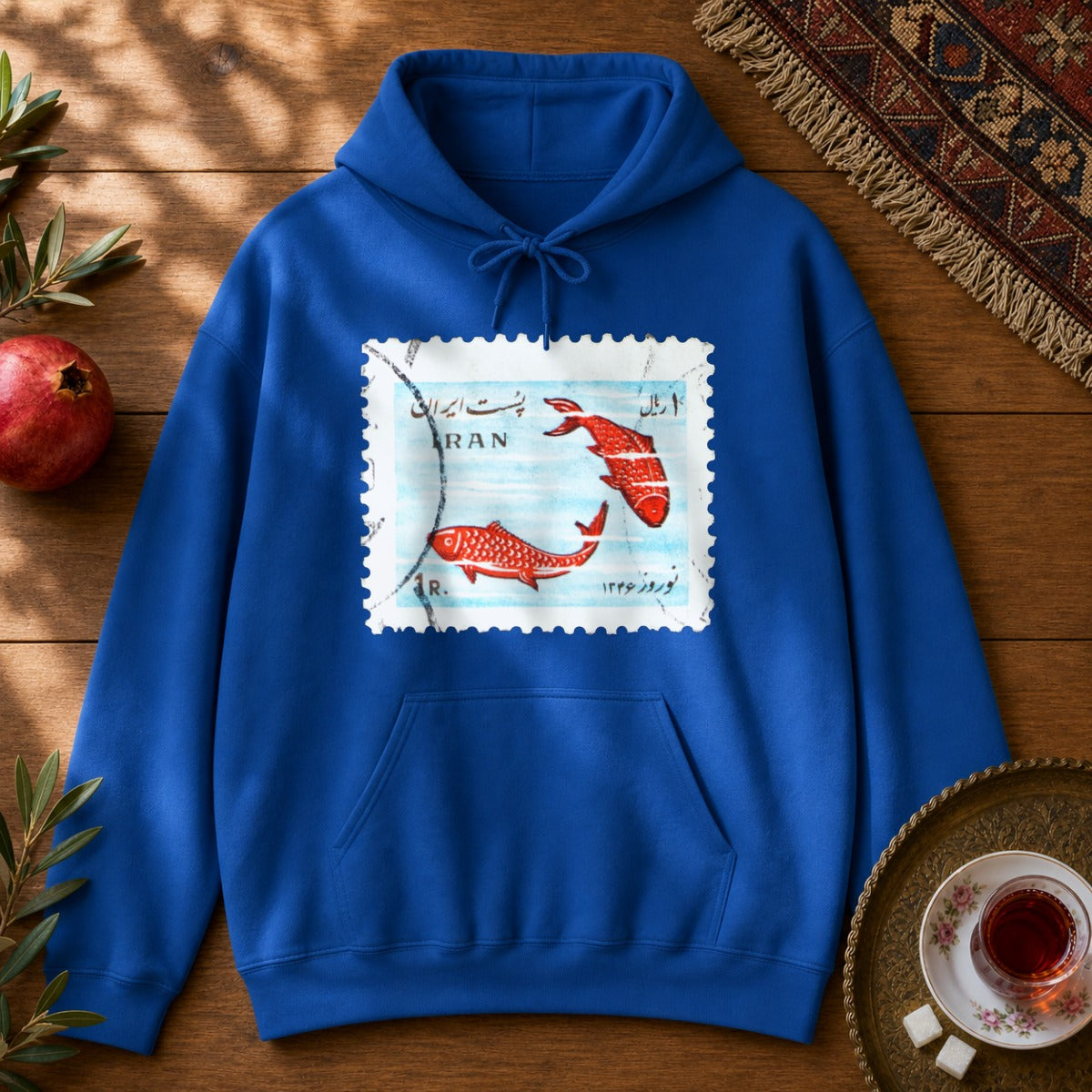 Nowruz Mahi Hoodie - Royal