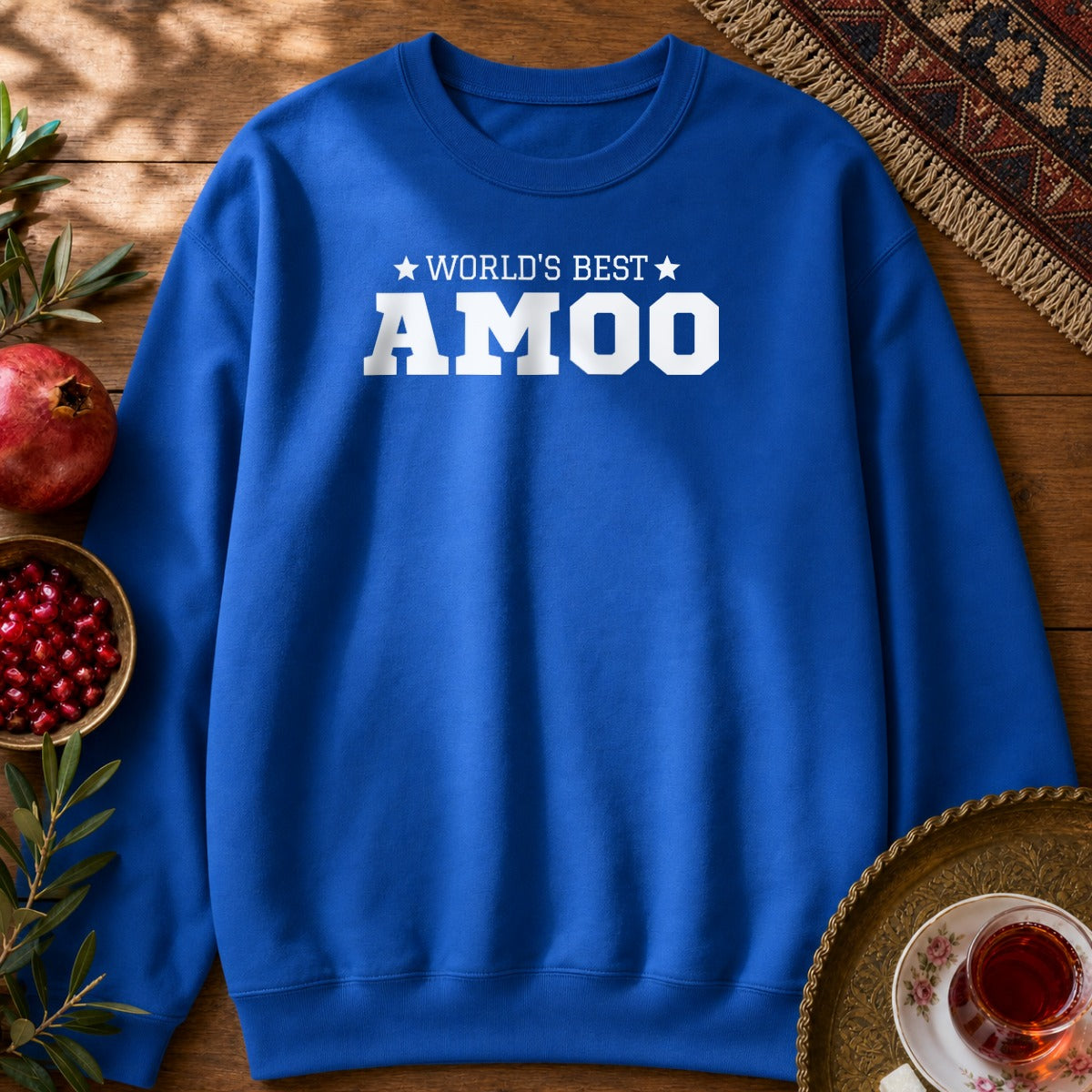 World's Best Amoo Sweatshirt - Royal