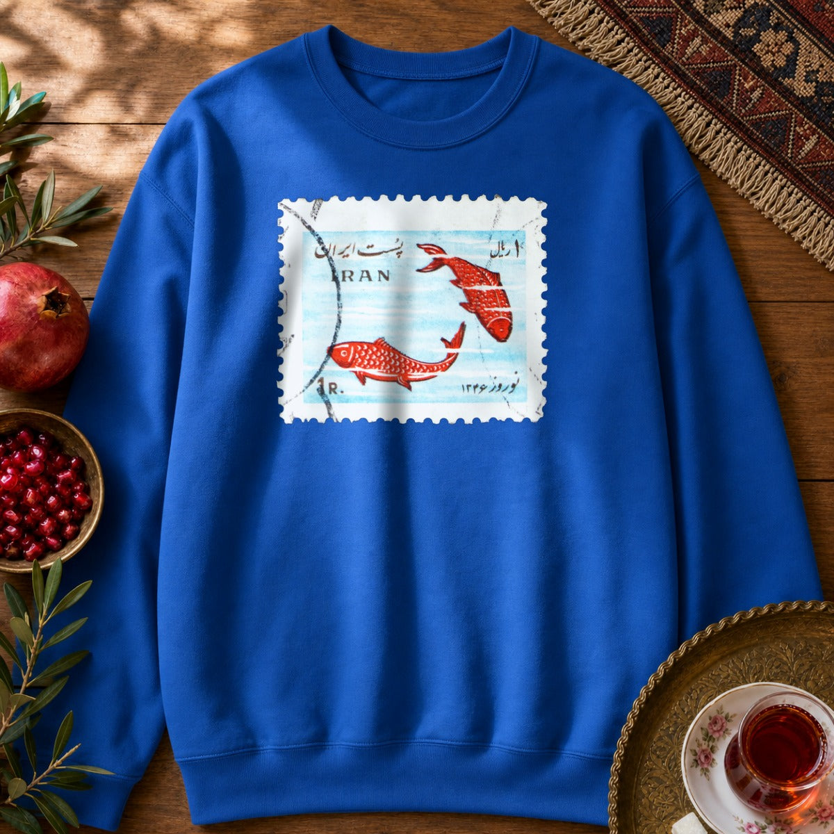 Nowruz Mahi Sweatshirt - Royal