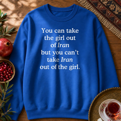 Girl out of Iran Sweatshirt - Royal