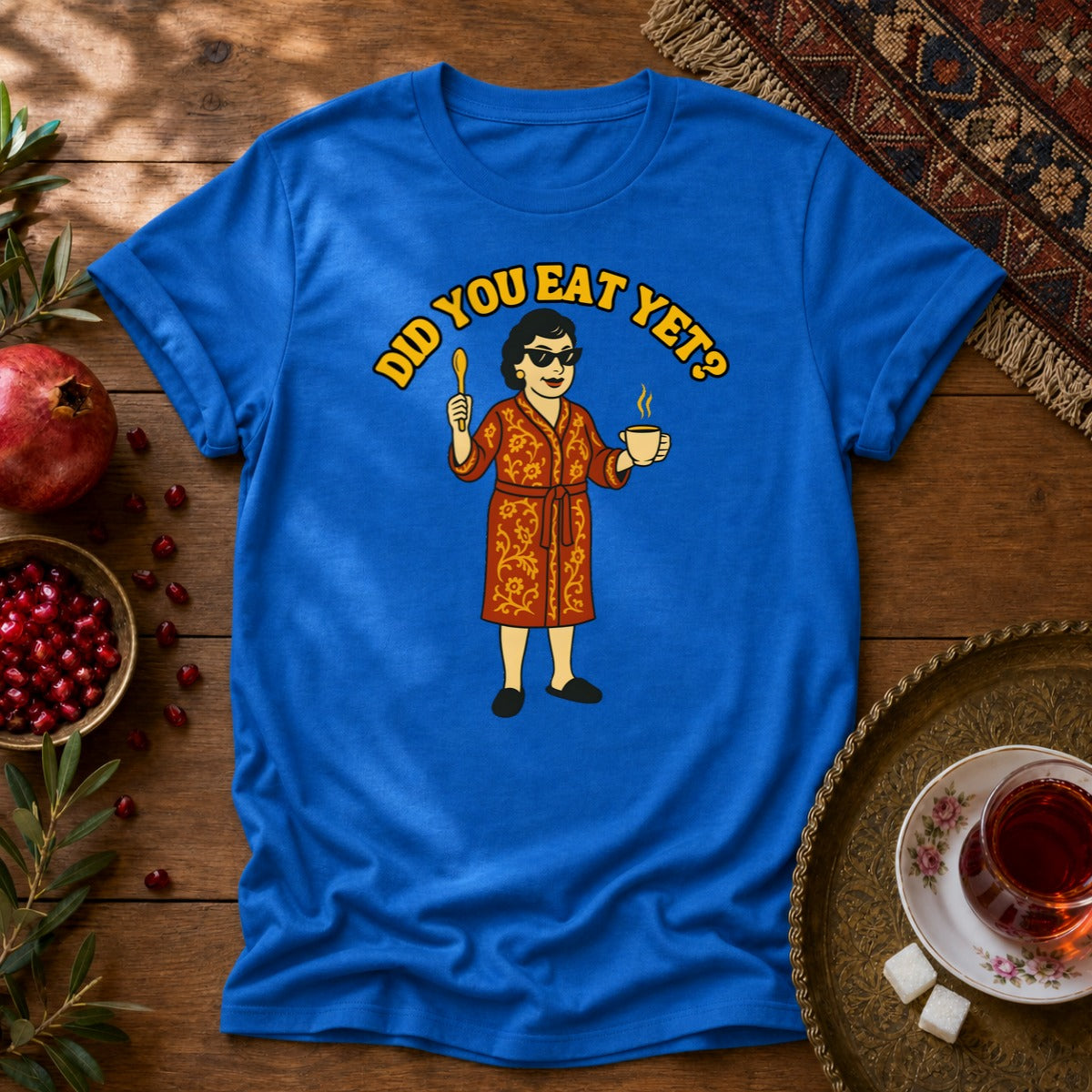 Did you eat yet? 2 Unisex T-Shirt - Royal