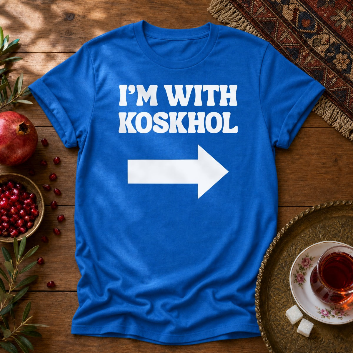 I'm with Koskhol - Left Unisex T-Shirt - Royal