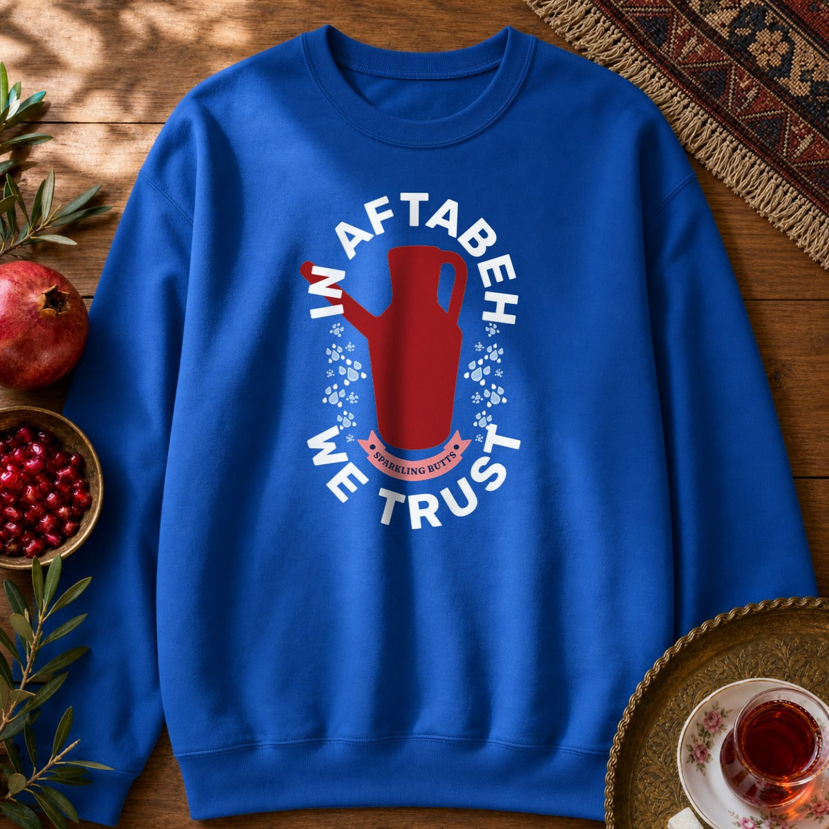 In Aftabeh We Trust Sweatshirt - Royal