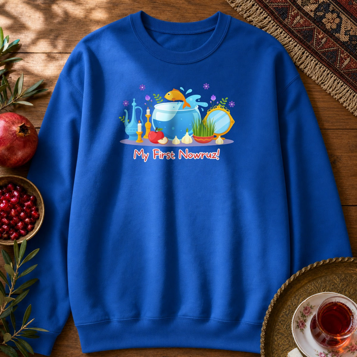 My First Nowruz Sweatshirt - Royal