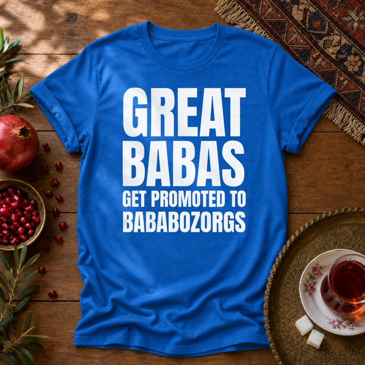 Great Babas Get Promoted to Bababozorgs Unisex T-Shirt - Royal