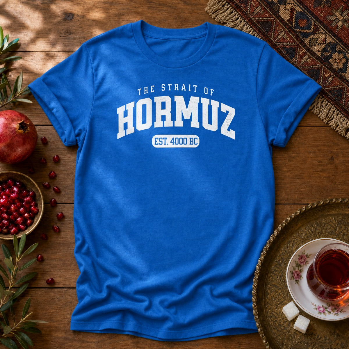 Strait of Hormuz Est. 4000 BC Unisex T-Shirt - Royal