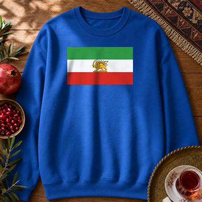 Shir-o-Khorshid (Lion & Sun) Sweatshirt - Royal