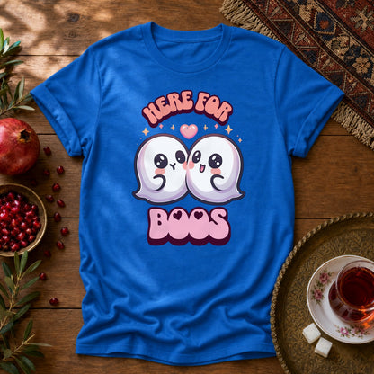 Here for Boos Unisex T-Shirt - Royal