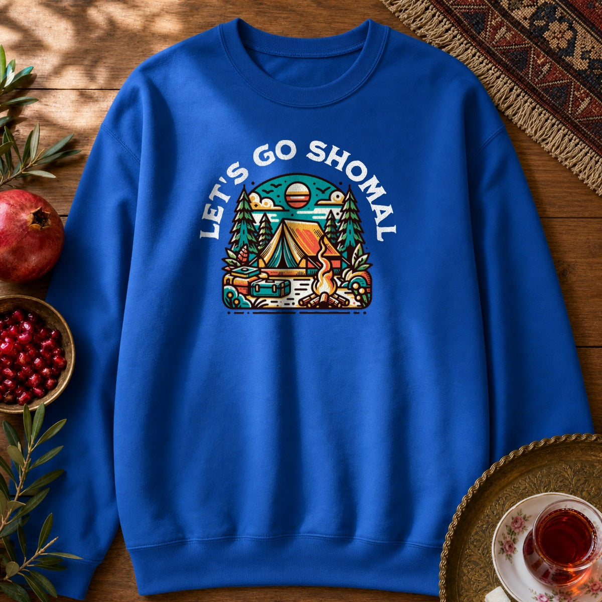 Let's Go Shomal Sweatshirt - Royal