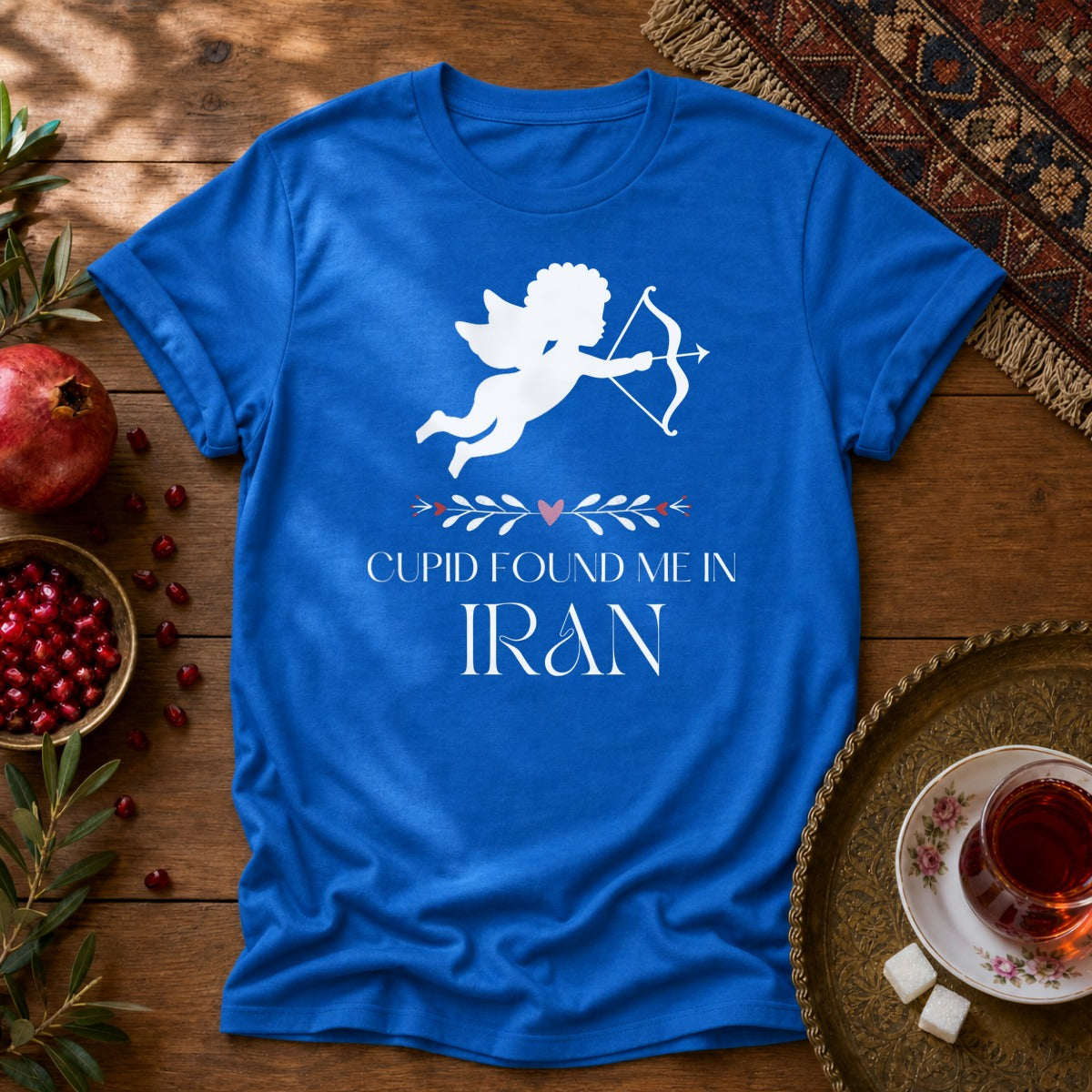 Cupid Found me in Iran Unisex T-shirt - Royal