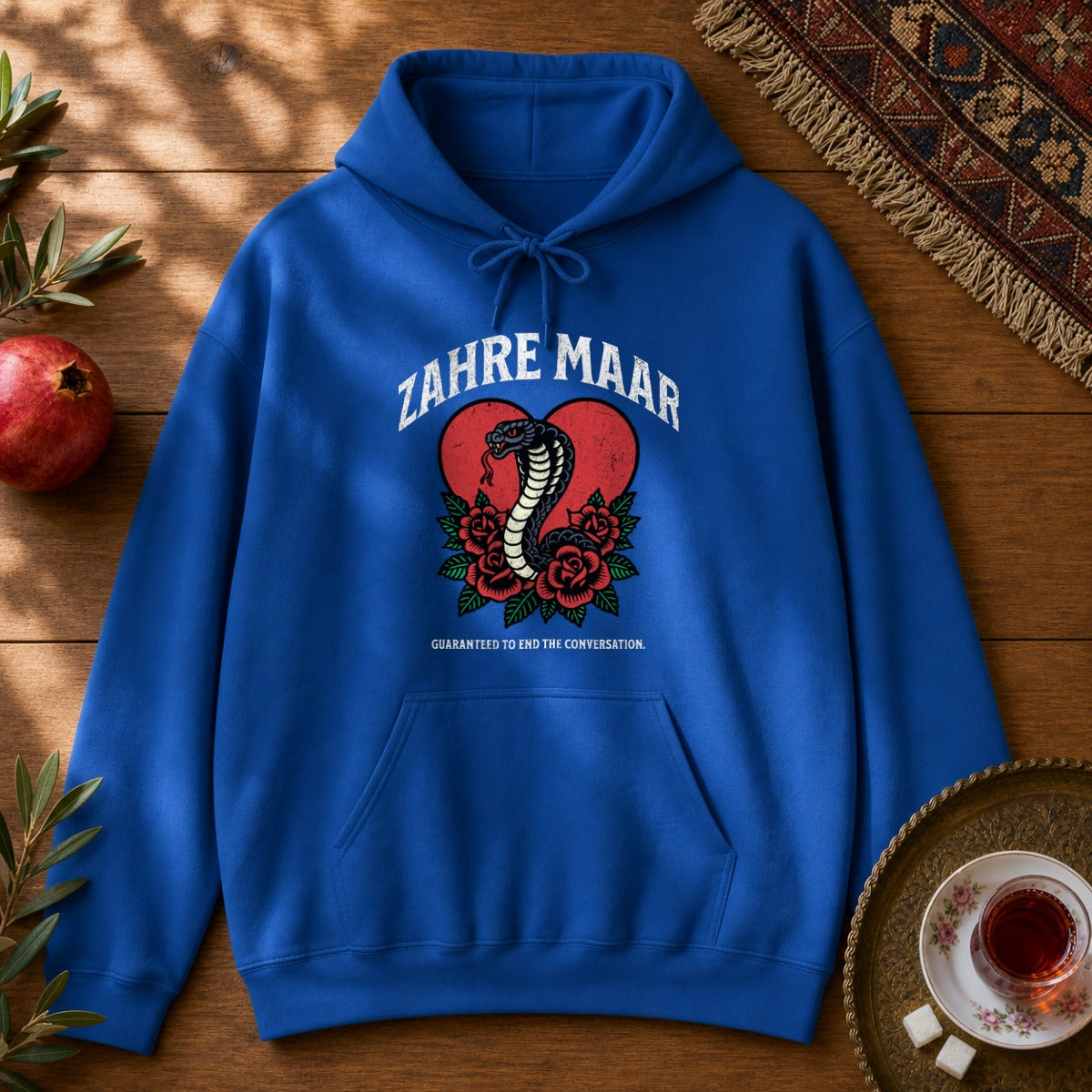 Zahre Maar Hoodie - Royal