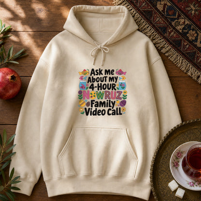 Nowruz Video Call Hoodie - Sand