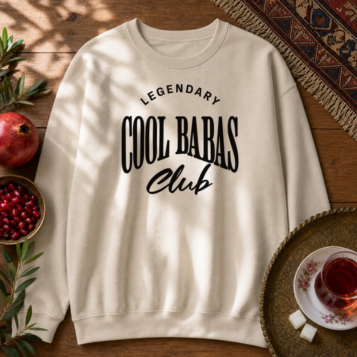 Cool Babas Club Sweatshirt - Sand